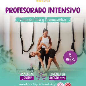 Profesorado Intensivo - Vinyasa Flow y Biomecánica - Solo Profes - 100hs