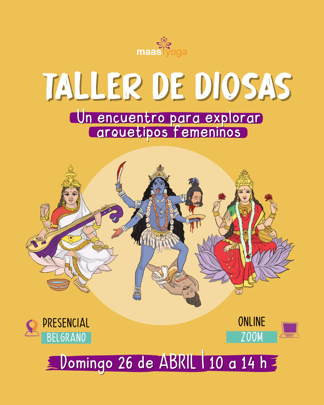 Taller de diosas Maas Yoga - 1